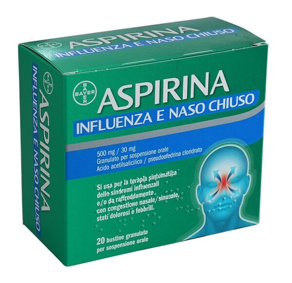 ASPIRINA INFLUENZA NASO CH*20B