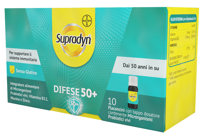 SUPRADYN DIFESE 50+ 10FL 10ML