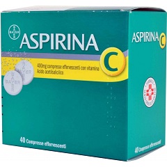 ASPIRINA C*40CPR EFF 400+240MG