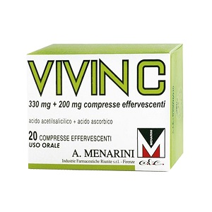 VIVIN C*20CPR EFF 330MG+200MG